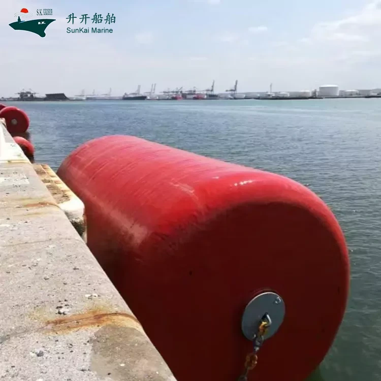 Tấm chắn bùn chứa đầy bọt của SunKai Marine được công nhận ở thị trường nước ngoài và được bán cho các dự án hàng hải ở nhiều quốc gia