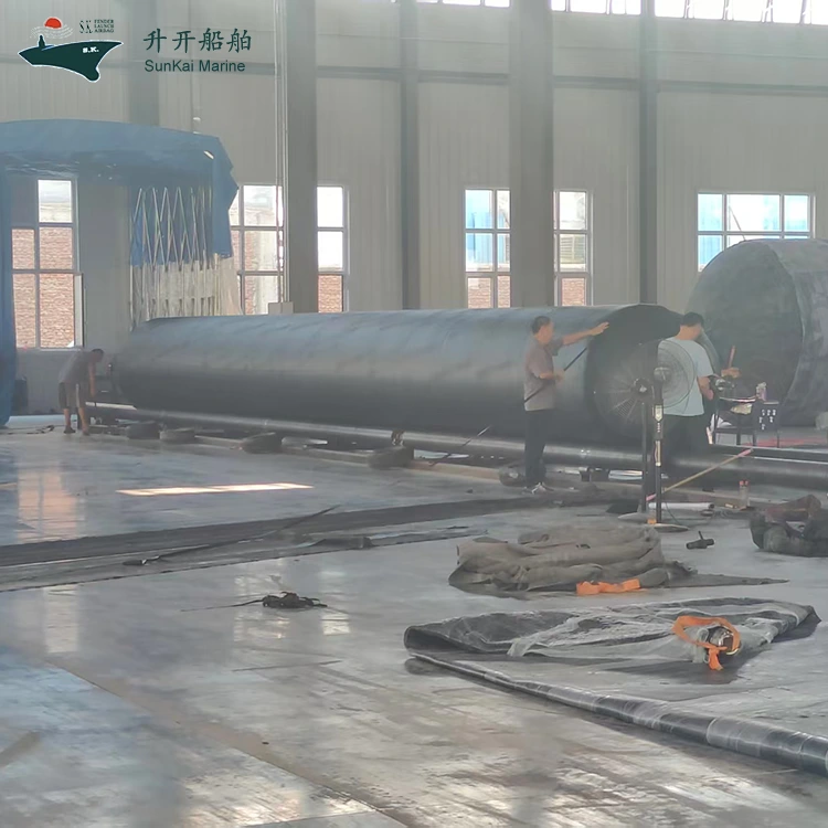 Túi khí nâng cao su gia cố để cứu hộ hàng hải